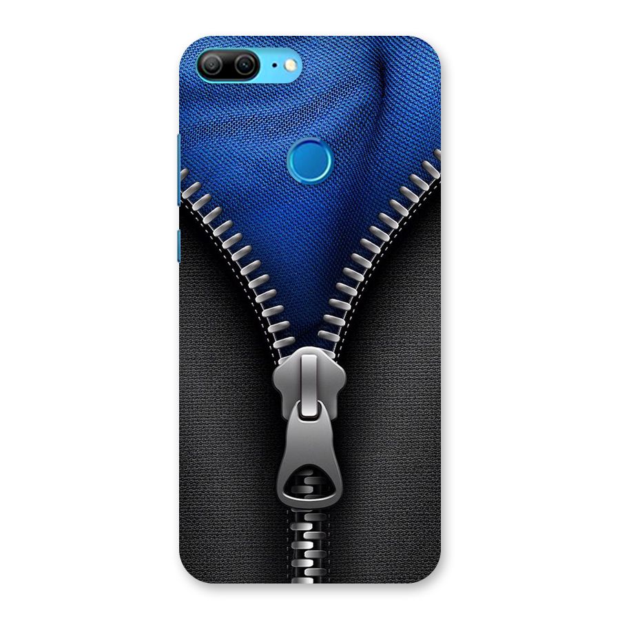 Blue Zipper Back Case for Honor 9 Lite