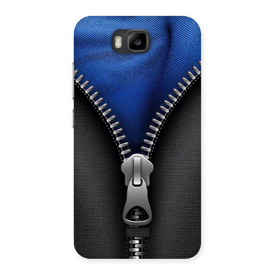 Blue Zipper Back Case for Honor Bee