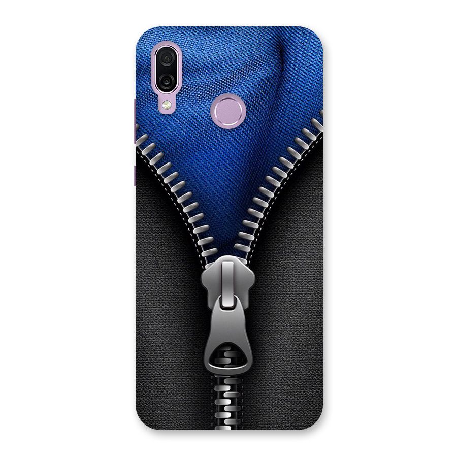 Blue Zipper Back Case for Honor Play
