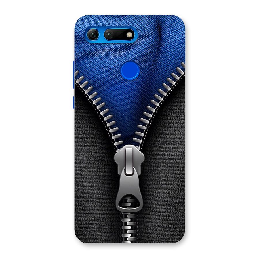 Blue Zipper Back Case for Honor View 20