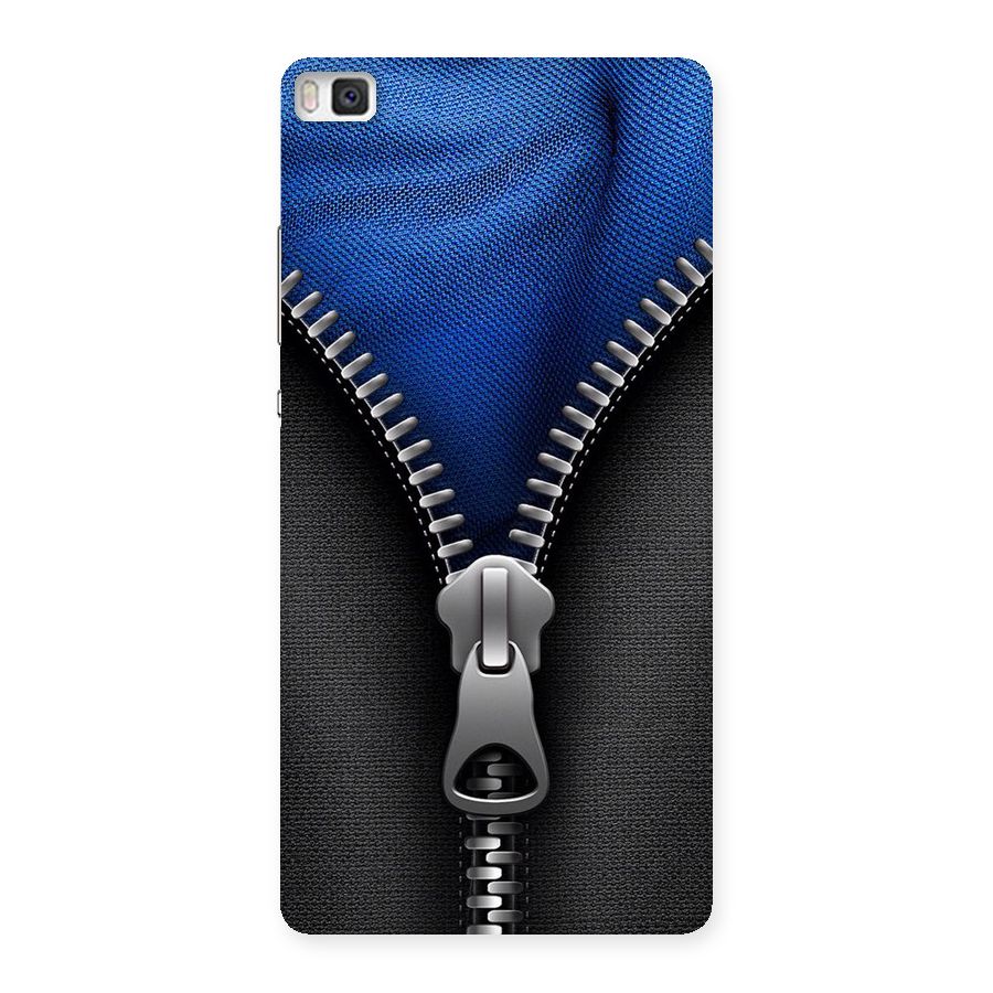 Blue Zipper Back Case for Huawei P8