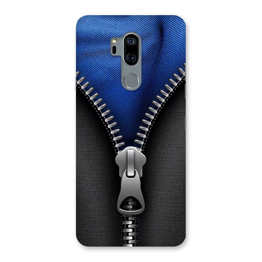 Blue Zipper Back Case for LG G7