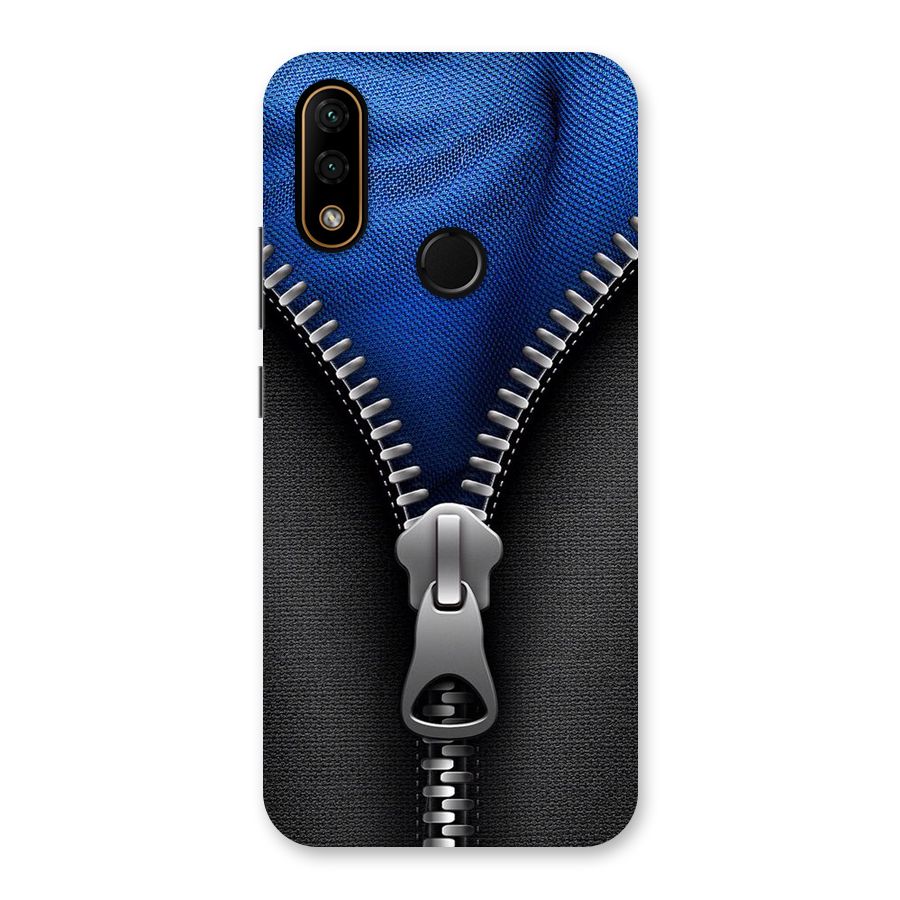 Blue Zipper Back Case for Lenovo A6 Note