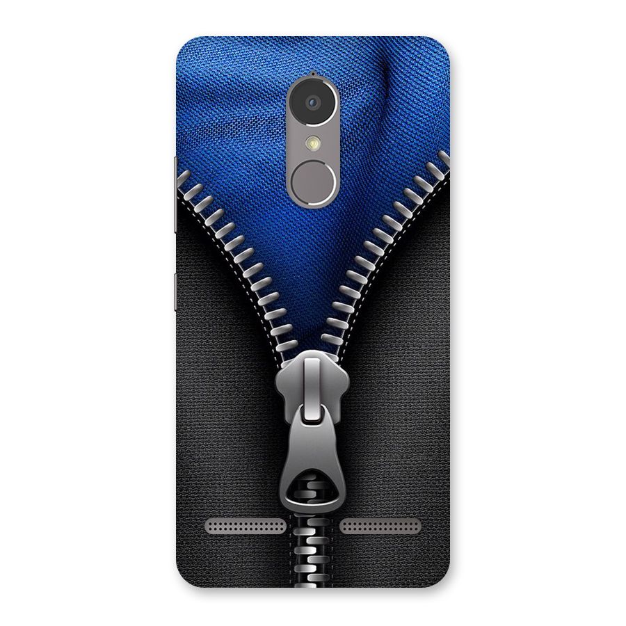 Blue Zipper Back Case for Lenovo K6