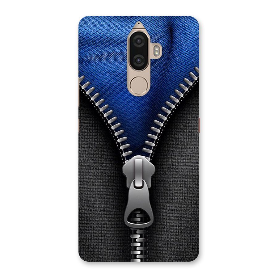 Blue Zipper Back Case for Lenovo K8 Note