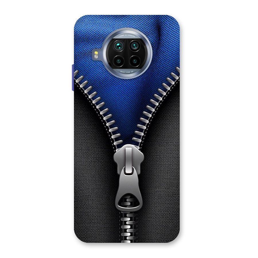 Blue Zipper Back Case for Mi 10i