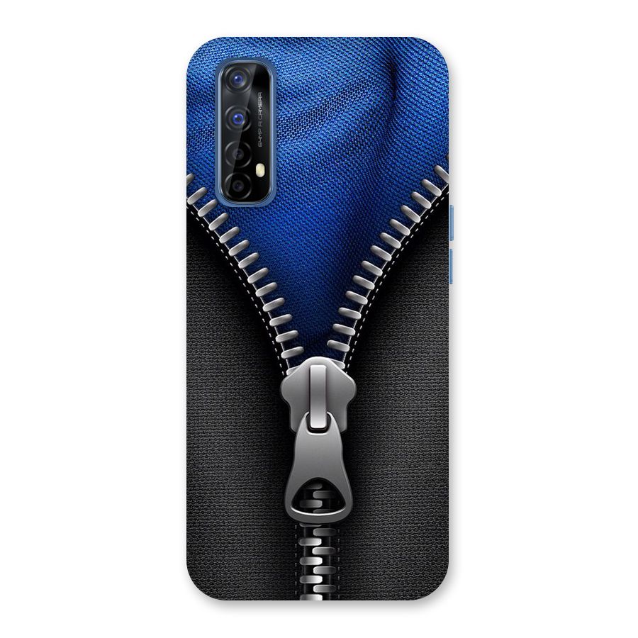 Blue Zipper Back Case for Realme 7