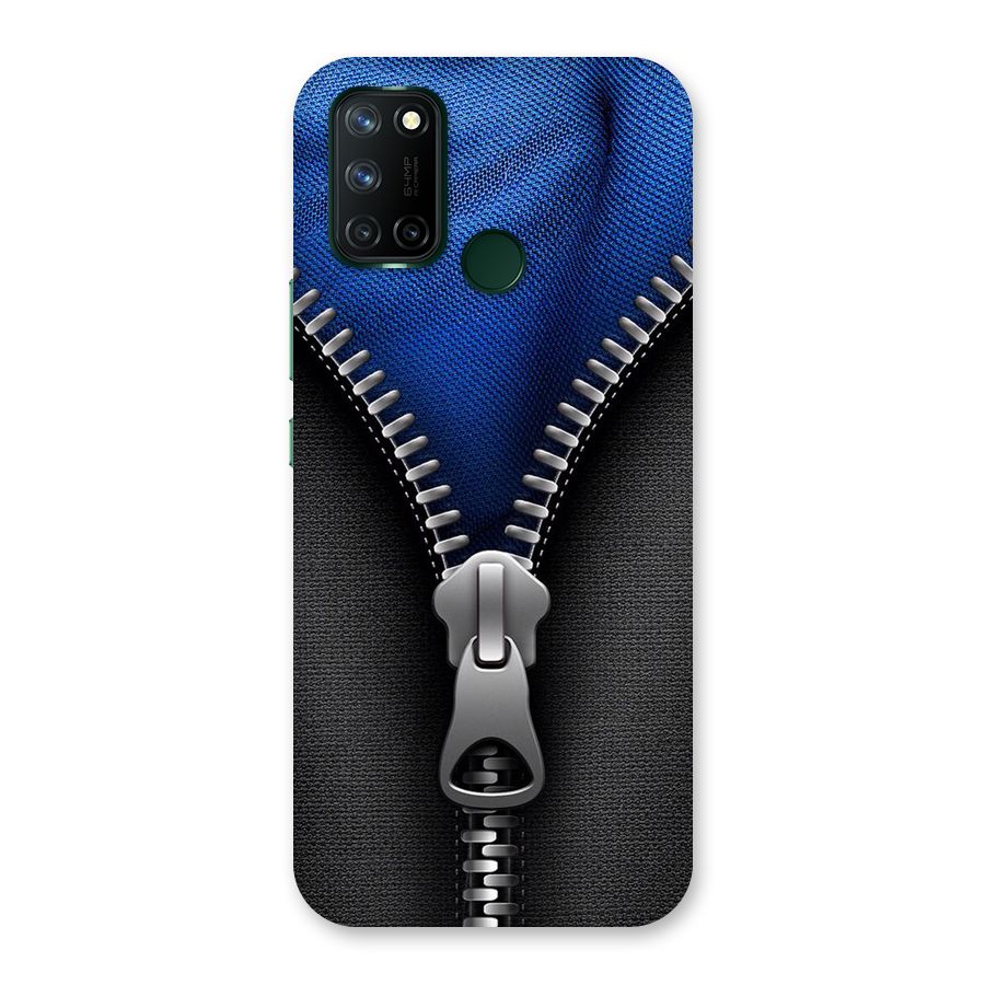 Blue Zipper Back Case for Realme 7i