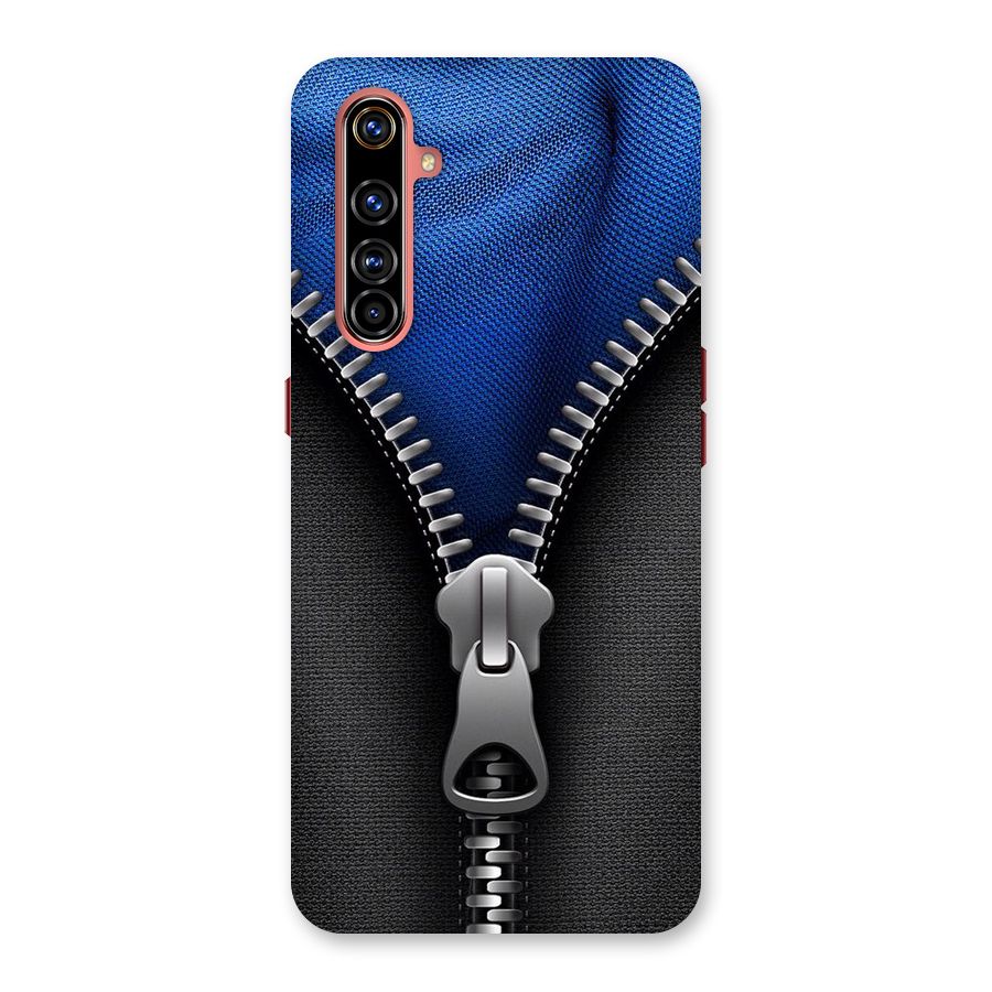 Blue Zipper Back Case for Realme X50 Pro