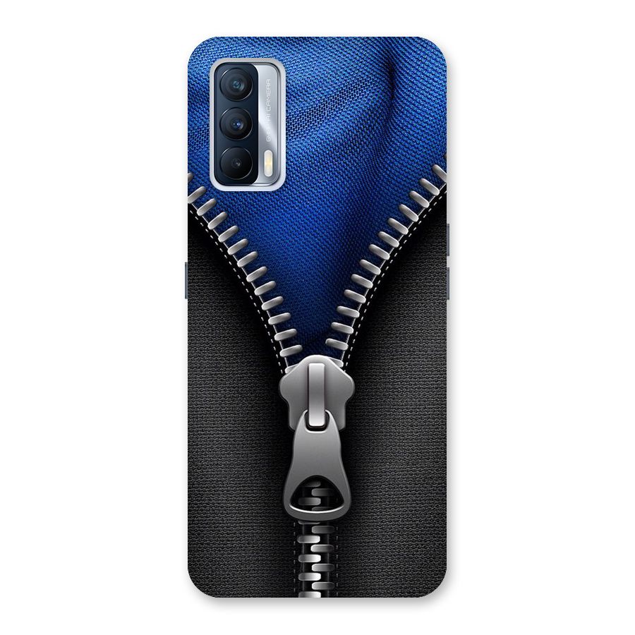 Blue Zipper Back Case for Realme X7