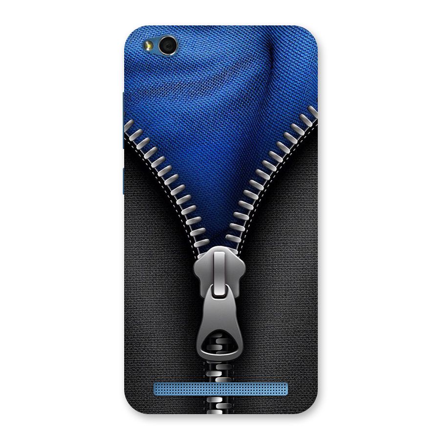 Blue Zipper Back Case for Redmi 5A