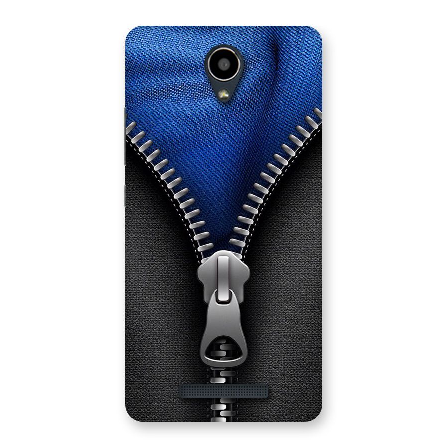 Blue Zipper Back Case for Redmi Note 2