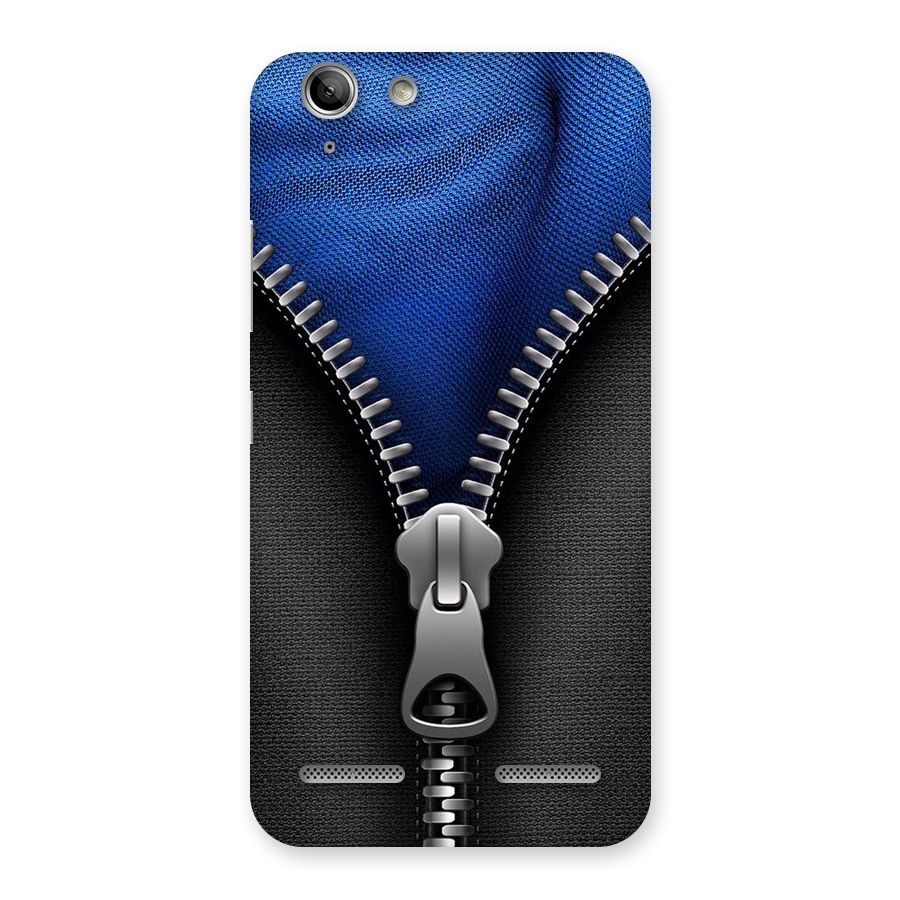 Blue Zipper Back Case for Vibe K5 Plus