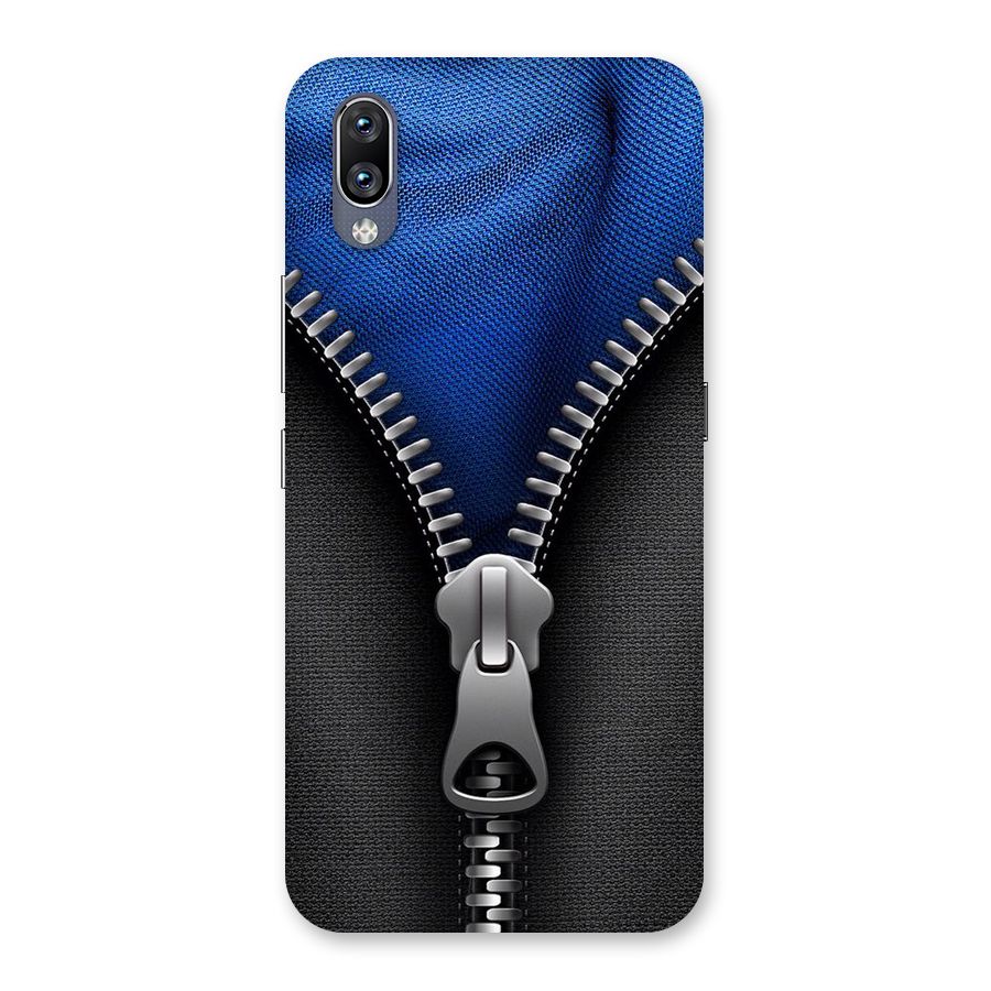 Blue Zipper Back Case for Vivo NEX