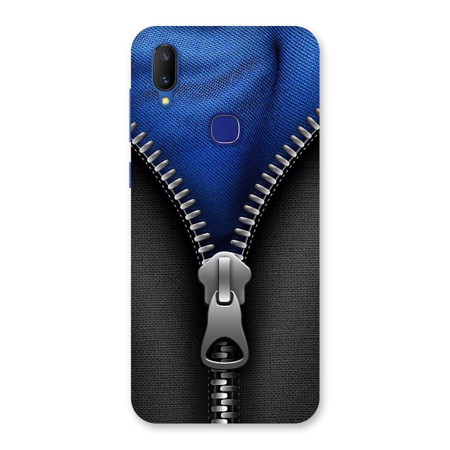 Blue Zipper Back Case for Vivo V11