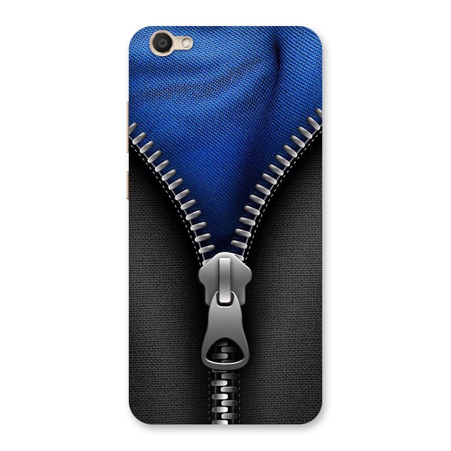 Blue Zipper Back Case for Vivo V5