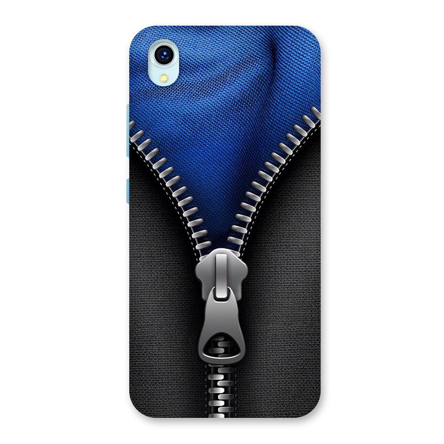 Blue Zipper Back Case for Vivo Y1s