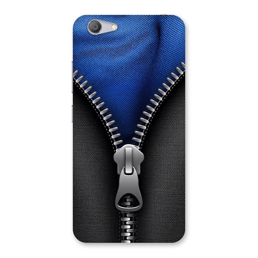 Blue Zipper Back Case for Vivo Y53