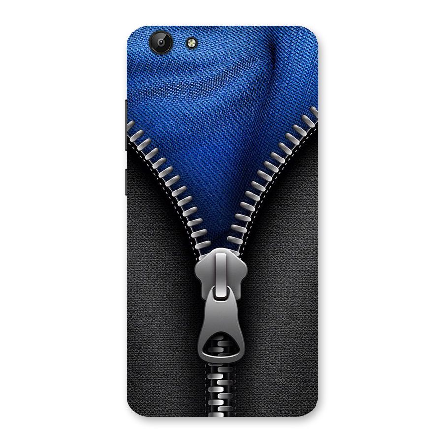 Blue Zipper Back Case for Vivo Y69