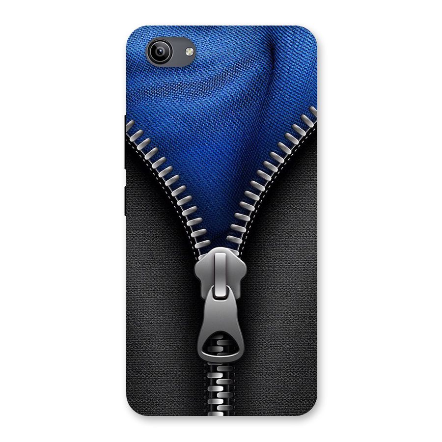 Blue Zipper Back Case for Vivo Y81i