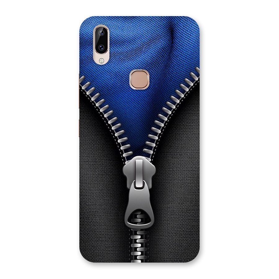 Blue Zipper Back Case for Vivo Y83 Pro