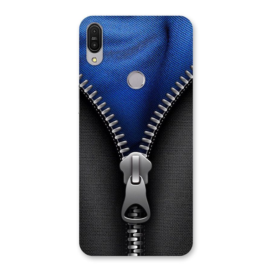 Blue Zipper Back Case for Zenfone Max Pro M1