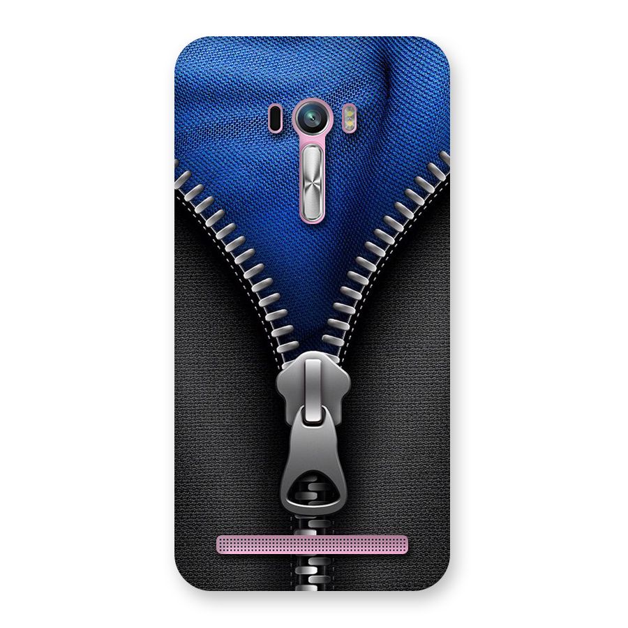 Blue Zipper Back Case for Zenfone Selfie