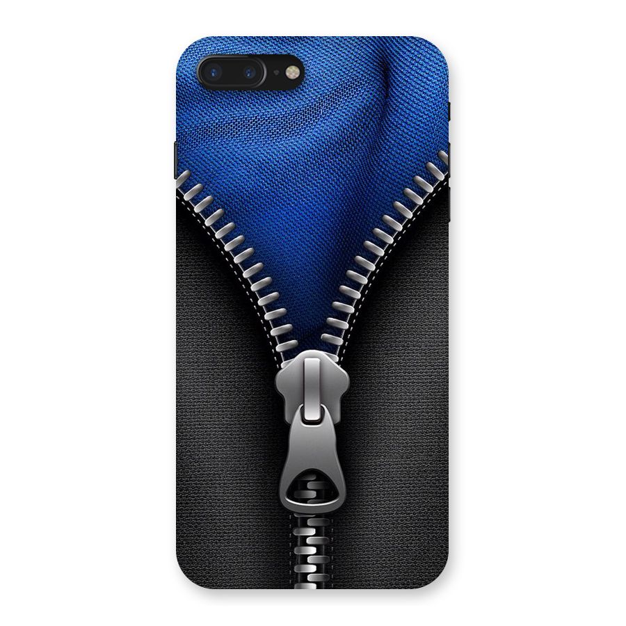 Blue Zipper Back Case for iPhone 7 Plus