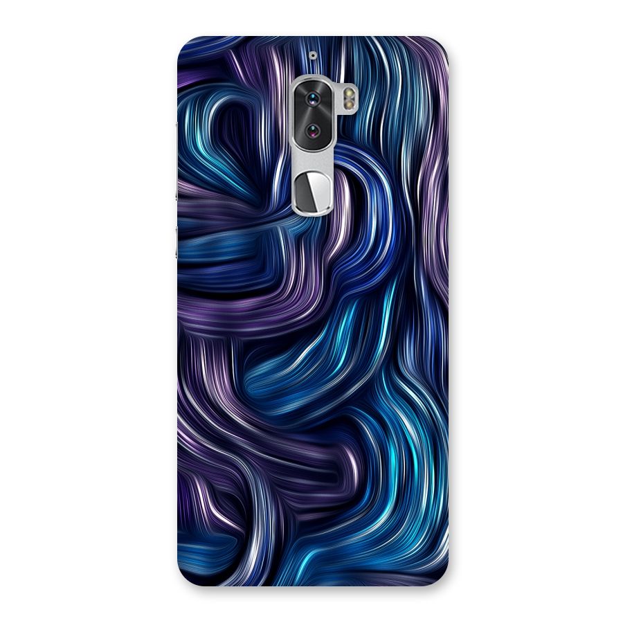 Blue and Purple Oil Paint Back Case for Coolpad Cool 1