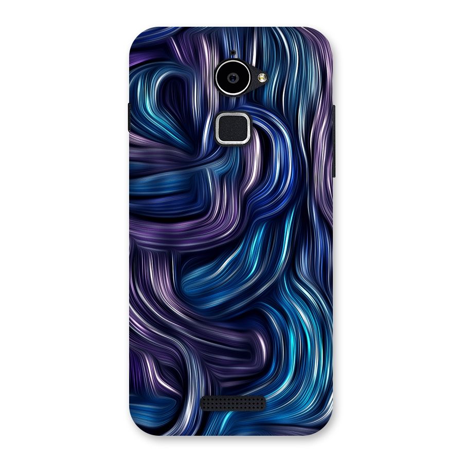 Blue and Purple Oil Paint Back Case for Coolpad Note 3 Lite