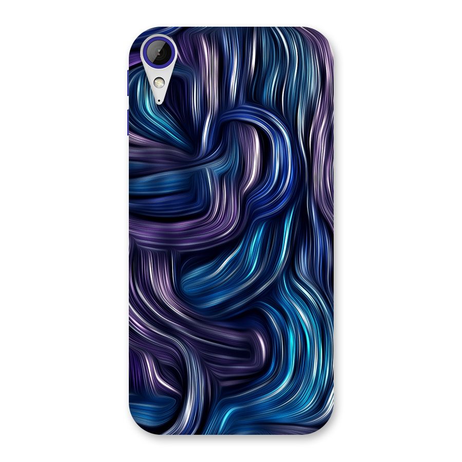 Blue and Purple Oil Paint Back Case for Desire 830