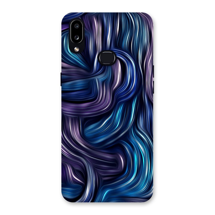 Blue and Purple Oil Paint Back Case for Galaxy A10s