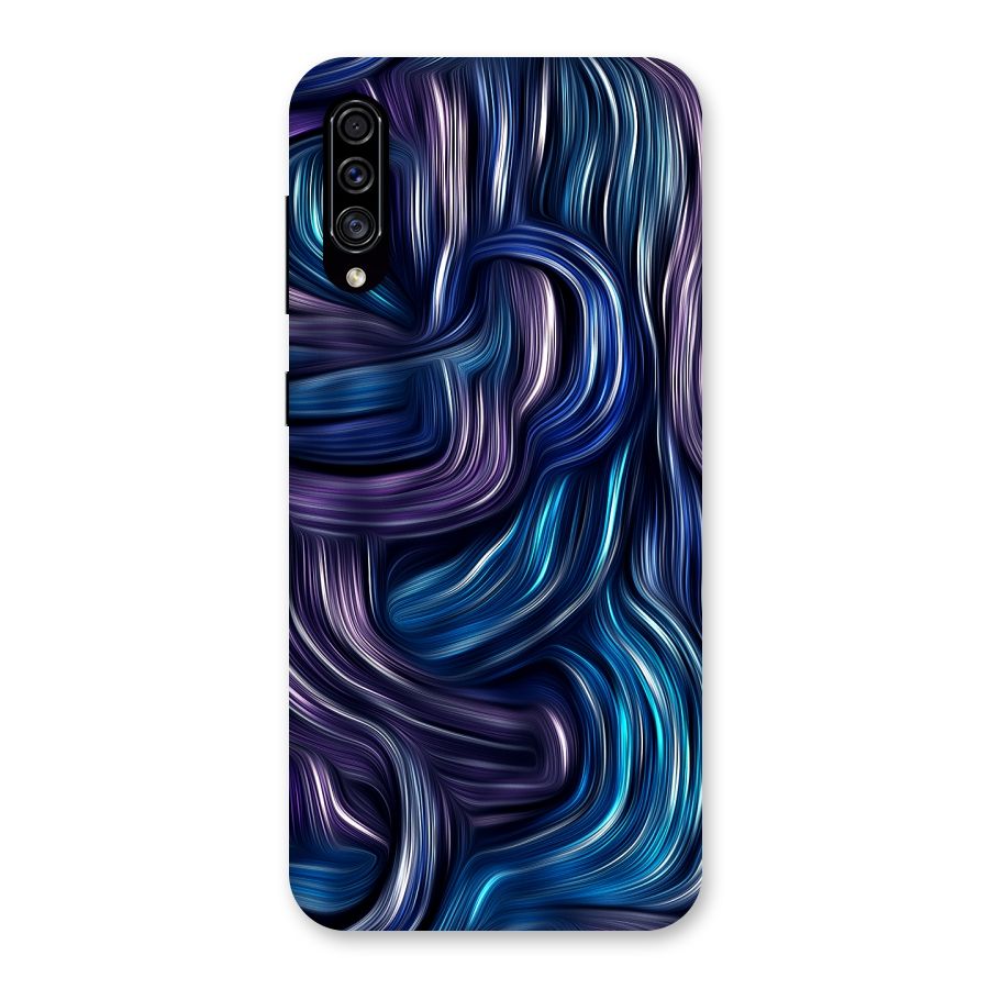Blue and Purple Oil Paint Back Case for Galaxy A30s