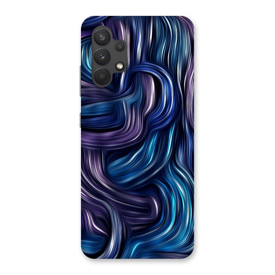 Blue and Purple Oil Paint Back Case for Galaxy A32