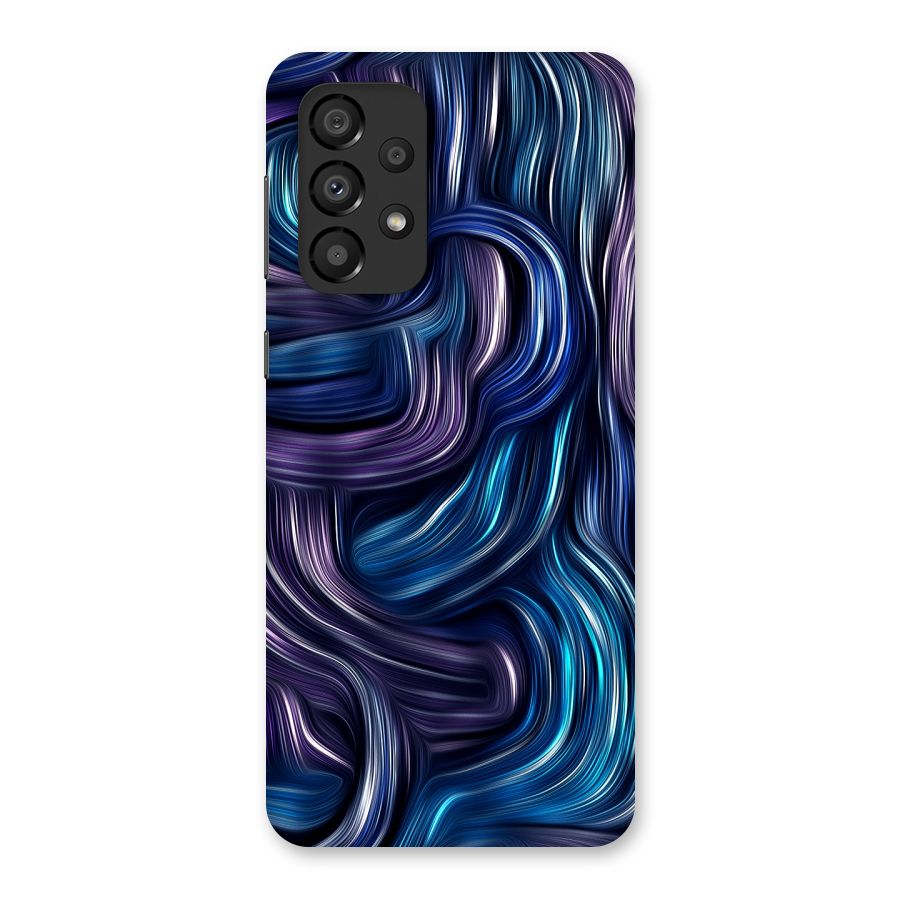 Blue and Purple Oil Paint Back Case for Galaxy A33 5G