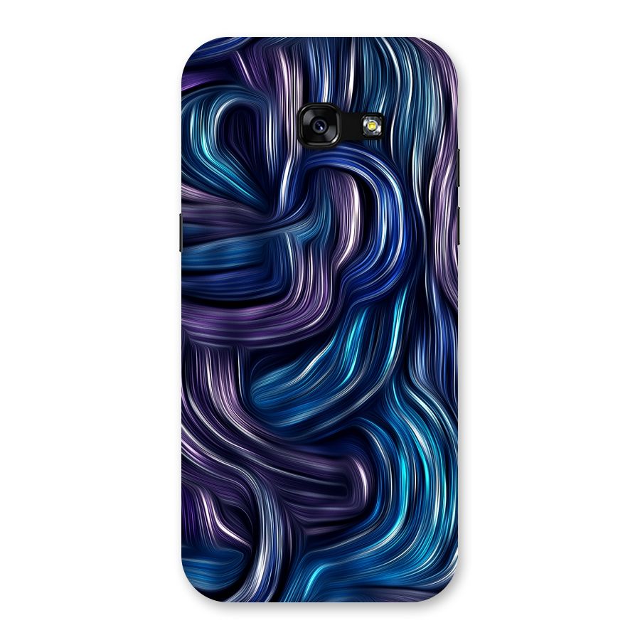 Blue and Purple Oil Paint Back Case for Galaxy A5 2017
