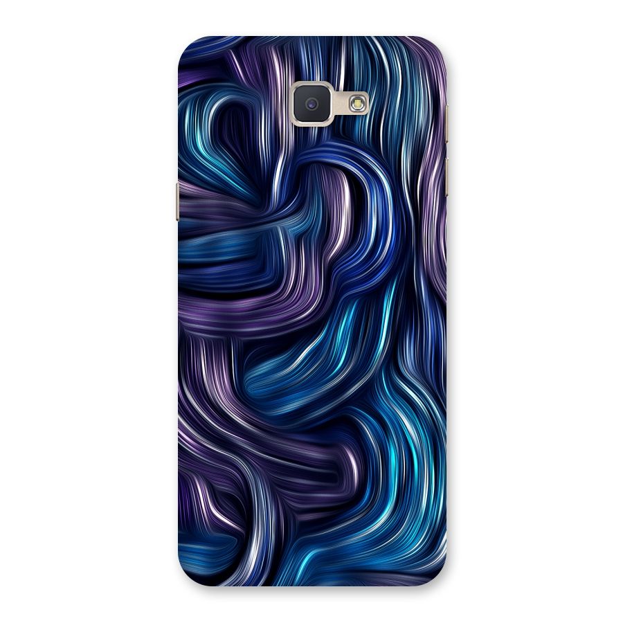 Blue and Purple Oil Paint Back Case for Galaxy J5 Prime