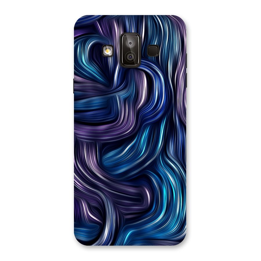 Blue and Purple Oil Paint Back Case for Galaxy J7 Duo