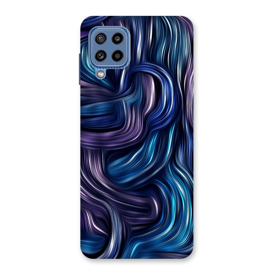 Blue and Purple Oil Paint Back Case for Galaxy M32