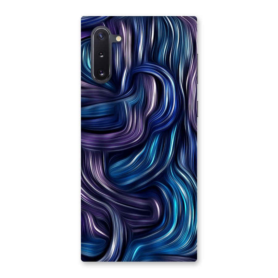 Blue and Purple Oil Paint Back Case for Galaxy Note 10