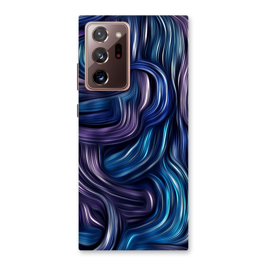 Blue and Purple Oil Paint Back Case for Galaxy Note 20 Ultra