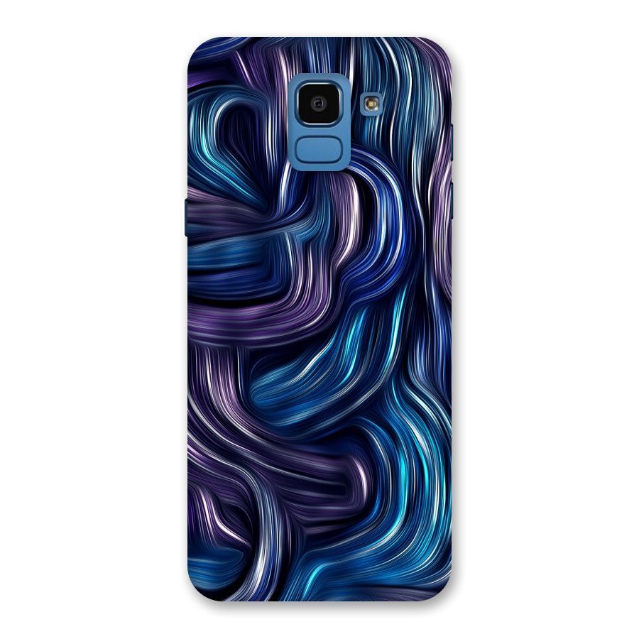 Blue and Purple Oil Paint Back Case for Galaxy On6