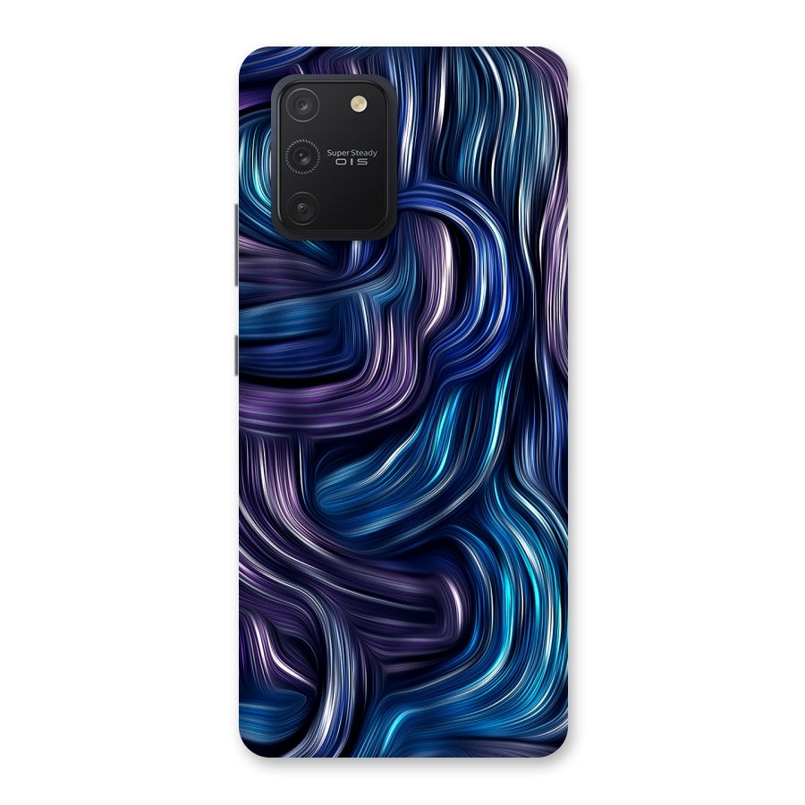 Blue and Purple Oil Paint Back Case for Galaxy S10 Lite