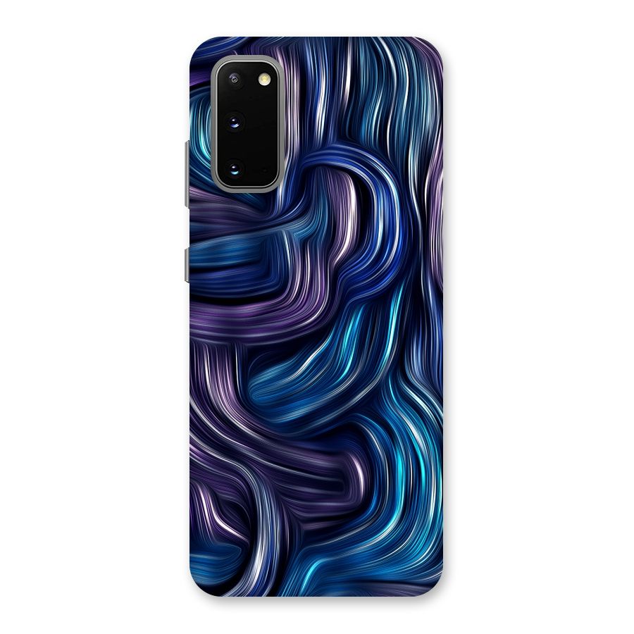 Blue and Purple Oil Paint Back Case for Galaxy S20