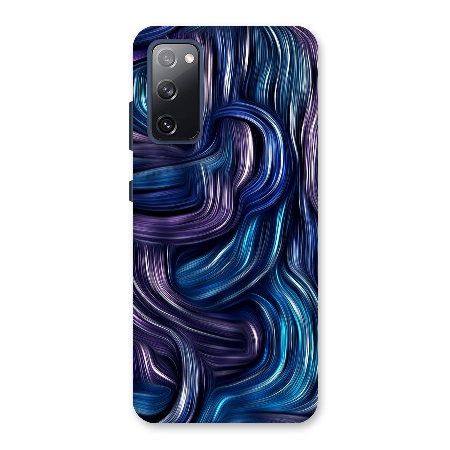Blue and Purple Oil Paint Back Case for Galaxy S20 FE