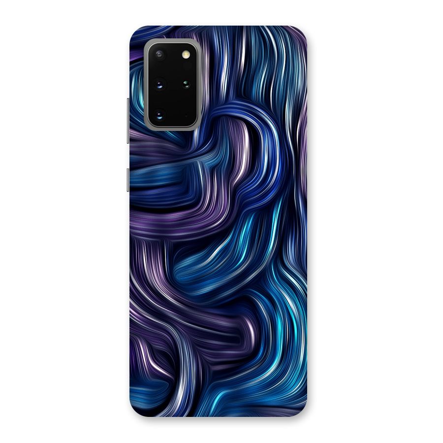 Blue and Purple Oil Paint Back Case for Galaxy S20 Plus