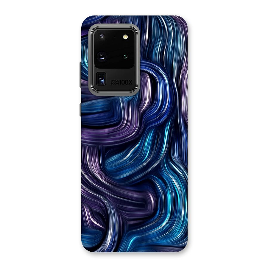 Blue and Purple Oil Paint Back Case for Galaxy S20 Ultra