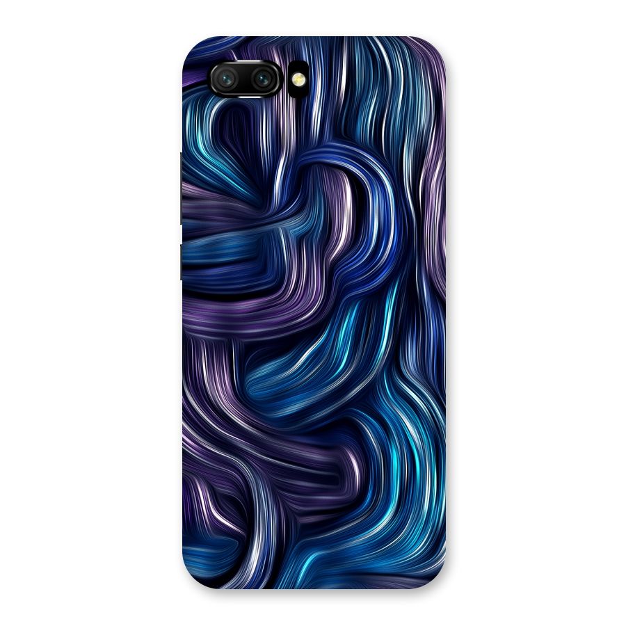Blue and Purple Oil Paint Back Case for Honor 10