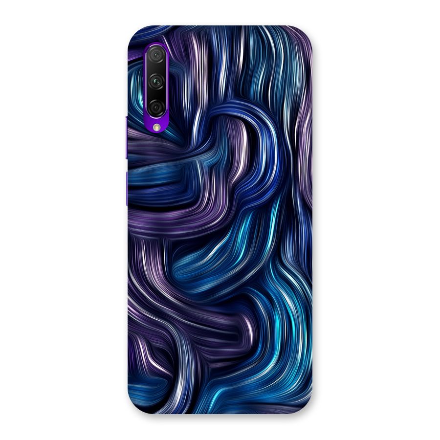 Blue and Purple Oil Paint Back Case for Honor 9X Pro