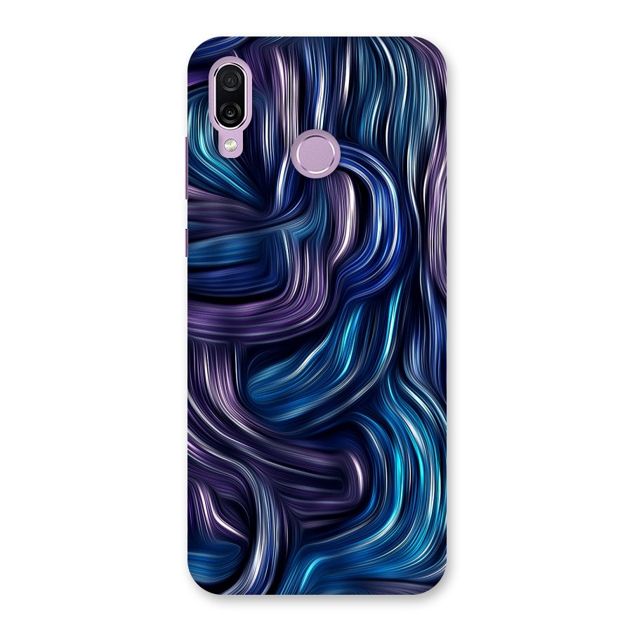 Blue and Purple Oil Paint Back Case for Honor Play